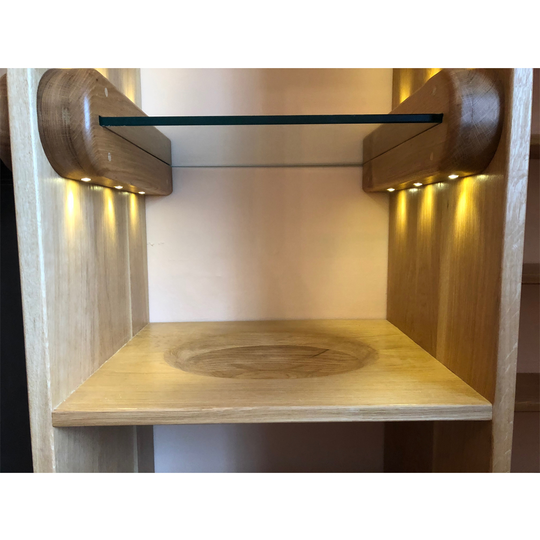 Oak Bowl Shelf